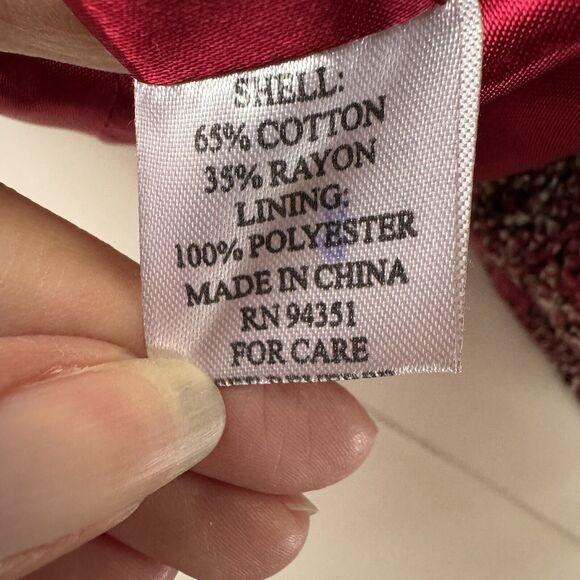 Joy Joy Cropped Jacket Size Large - Picture 4 of 12